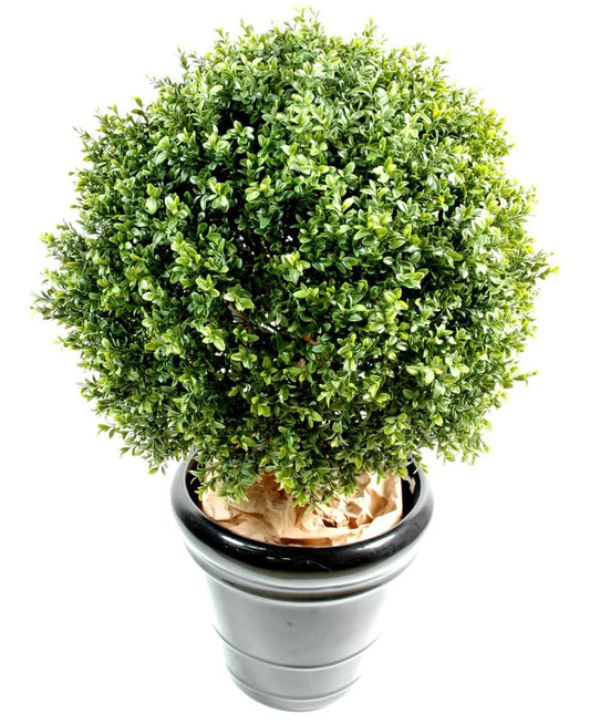 Plante artificielle Buis Boule - intérieur extérieur - Ø.22cm vert