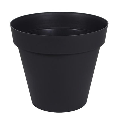 Pot pour fleur Toscane rond intérieur extérieur Ø.100cm anthracite EDA PLASTIQUES