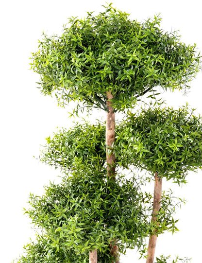 Arbre artificiel Eucalyptus nuage - plante intérieur extérieur - H.160cm vert