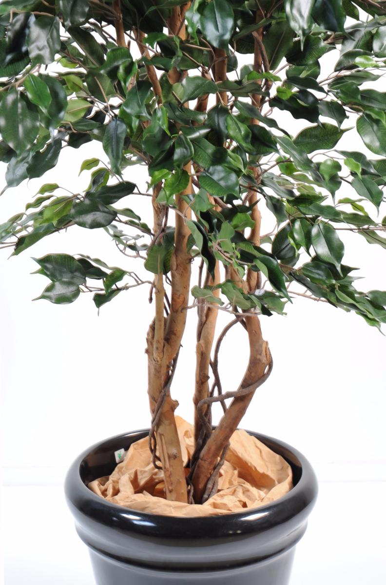 Arbre artificiel Ficus Exotica - plante d'intérieur - H.180cm vert