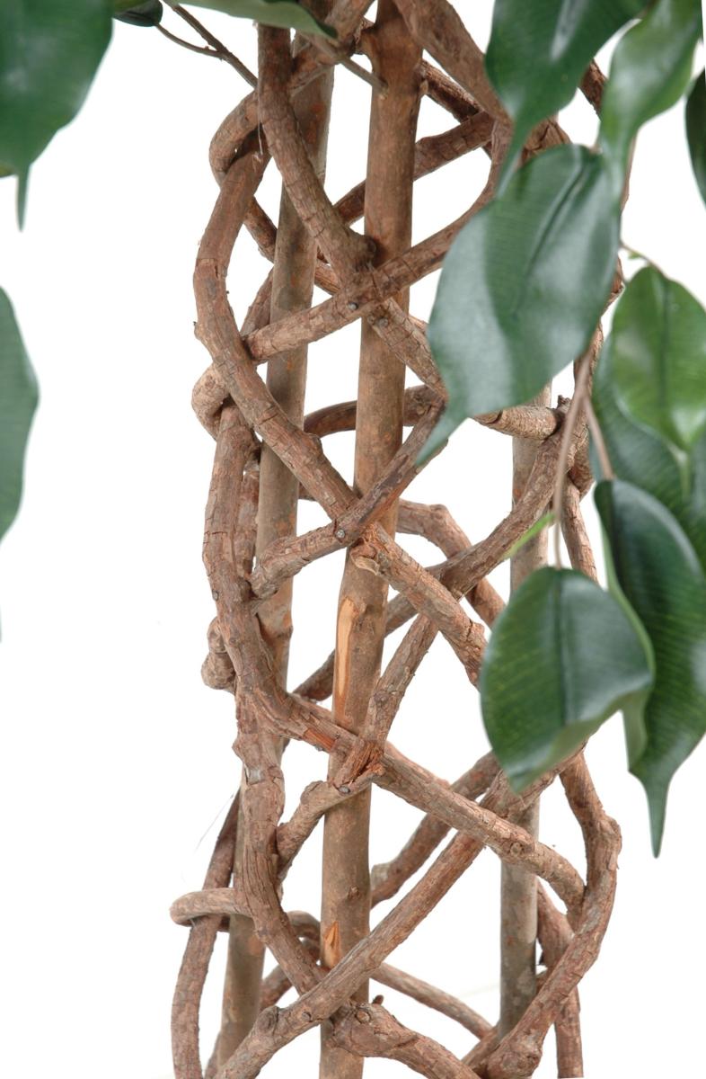 Arbre artificiel Ficus tronc cage - plante d'intérieur - H.140cm vert