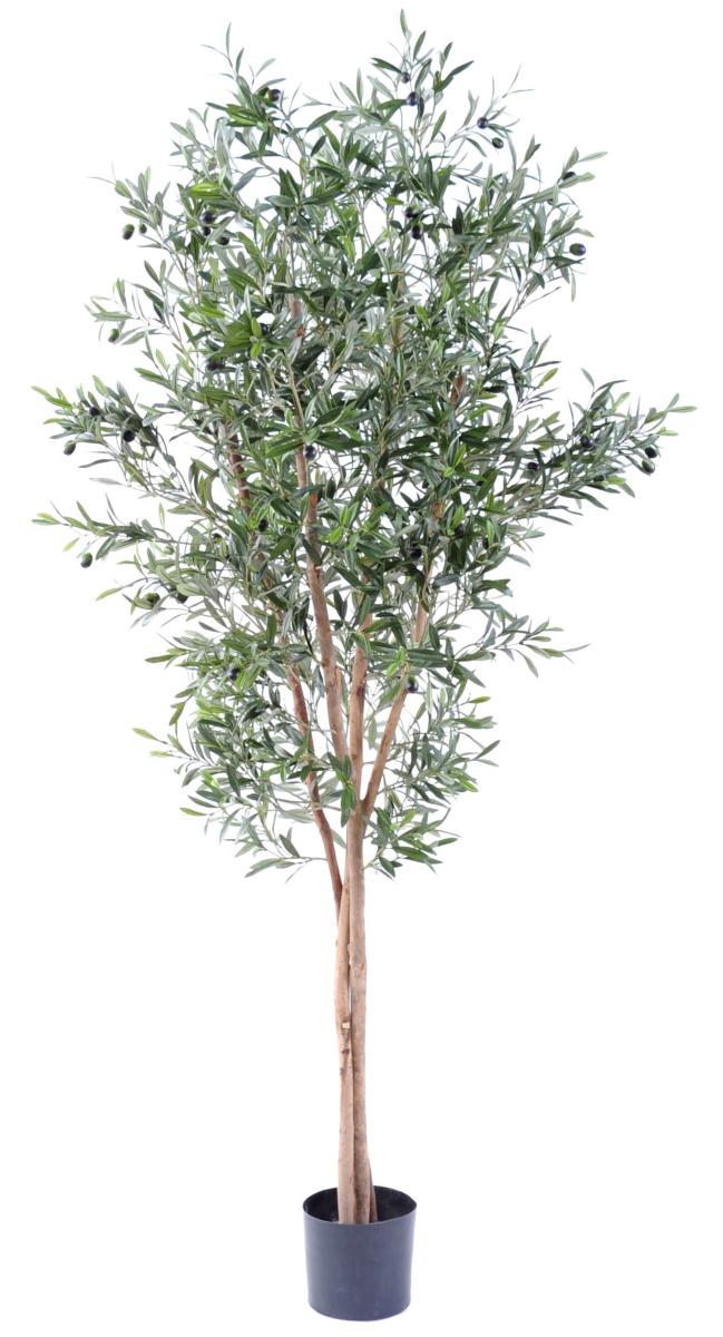 Arbre artificiel Olivier large 3 troncs - décoration pour intérieur - H.180cm