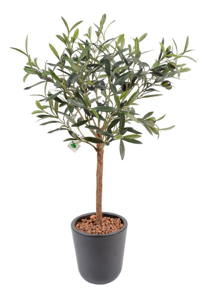 Arbre artificiel Olivier plante en pot - décoration pour intérieur - H.60 cm