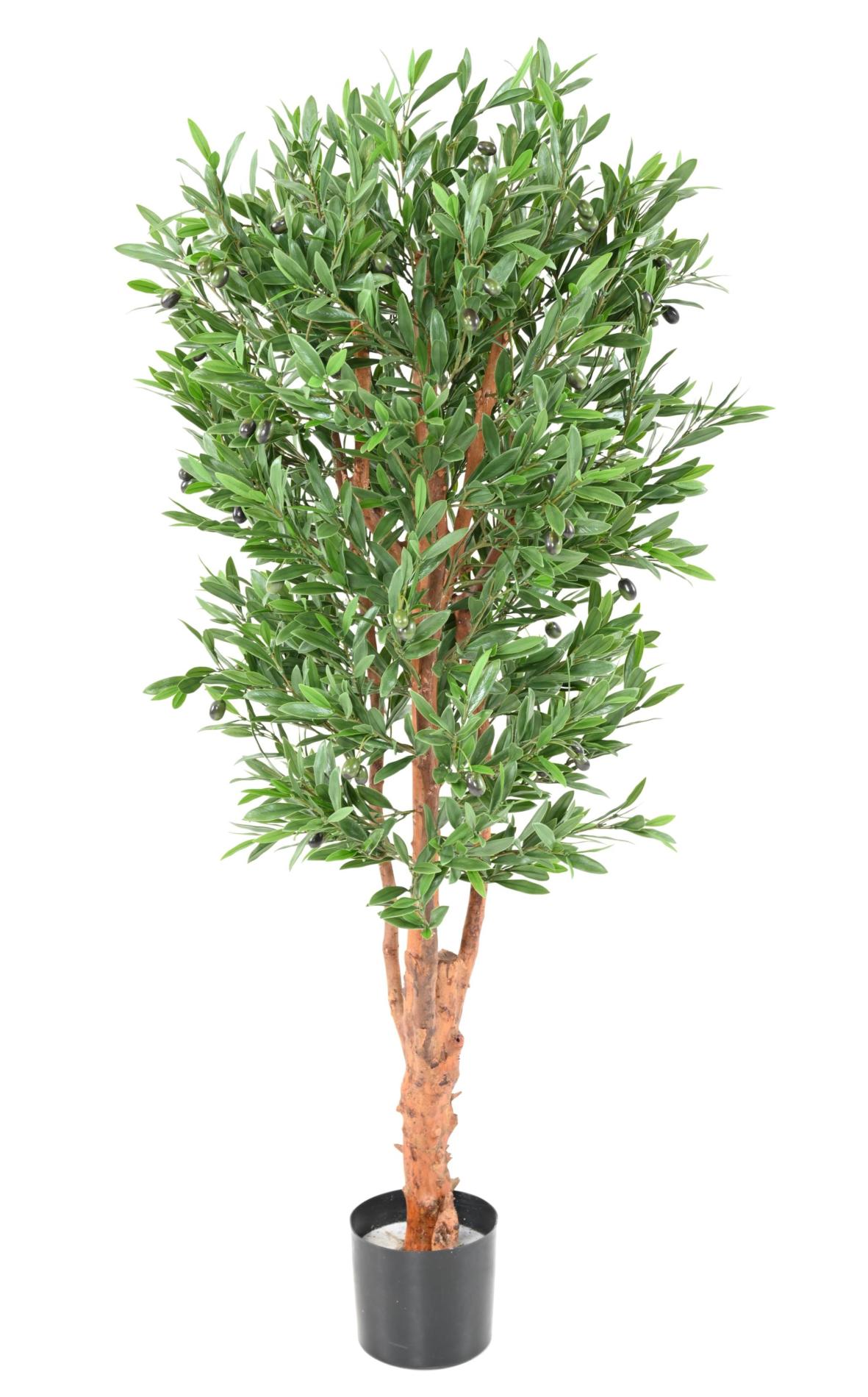 Arbre artificiel Olivier tronc noueux PLAST UV - plante pour extérieur - H.140cm