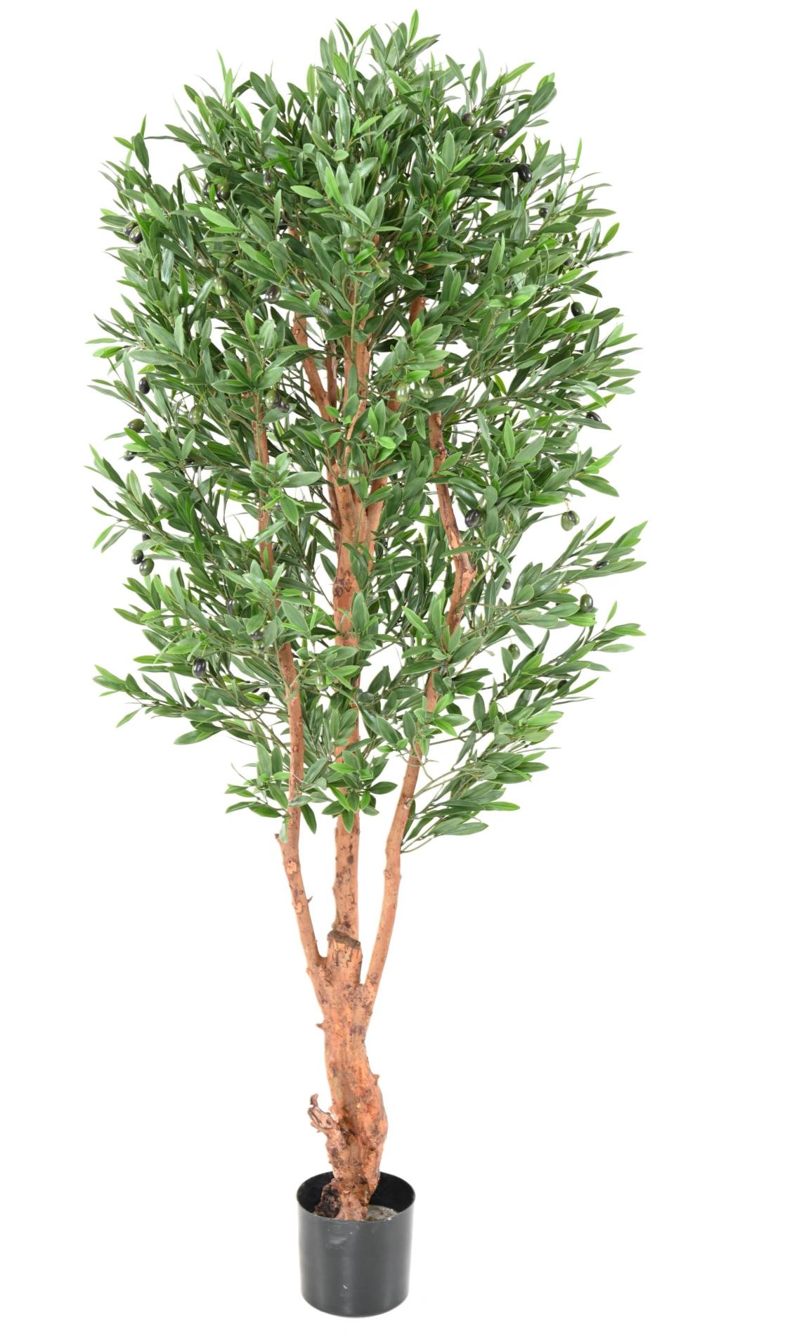 Arbre artificiel Olivier tronc noueux PLAST UV - plante pour extérieur - H.170cm