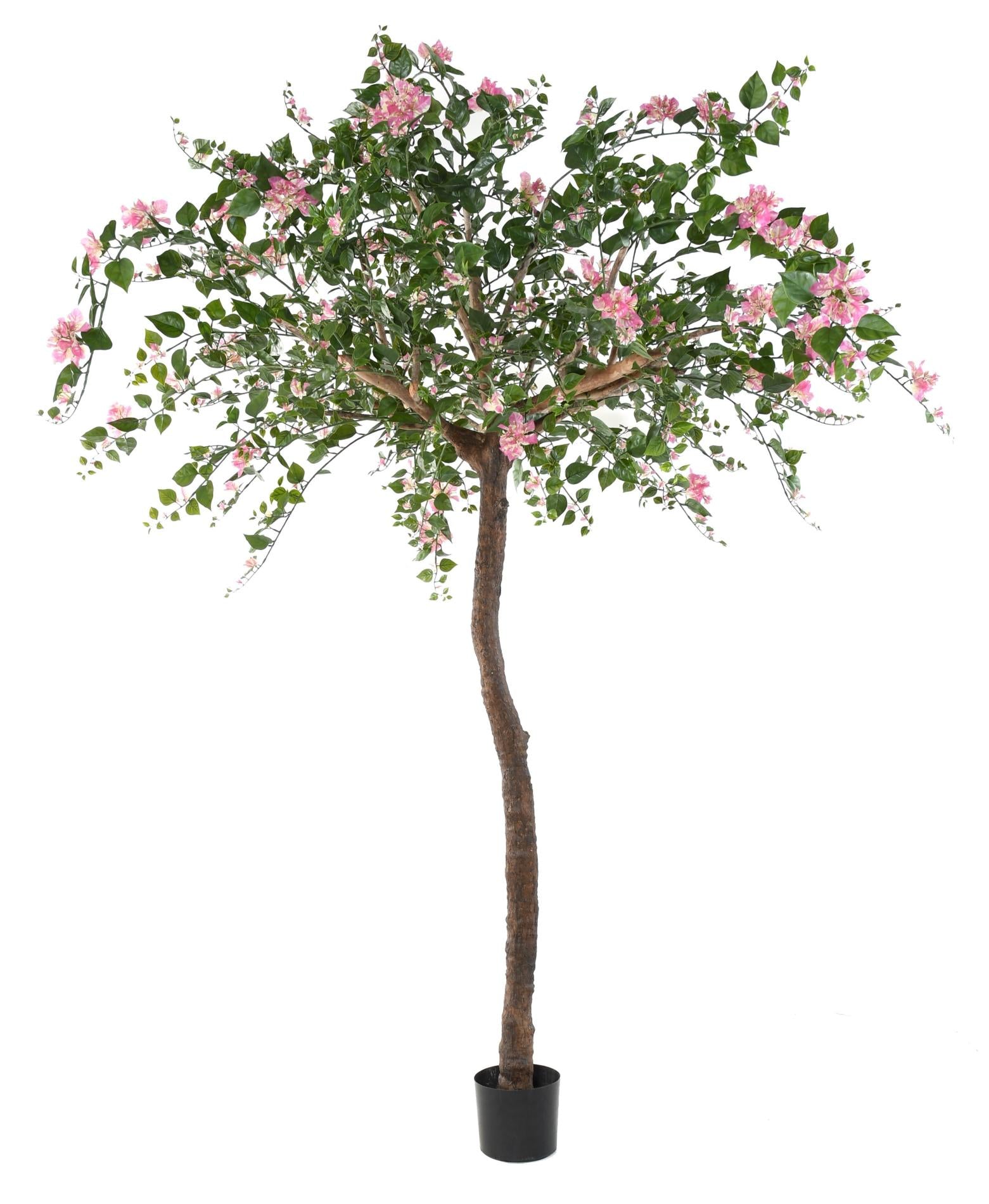 Arbre artificiel fleuri Bougainvillier Tree - plante d'intérieur - H.280cm rose