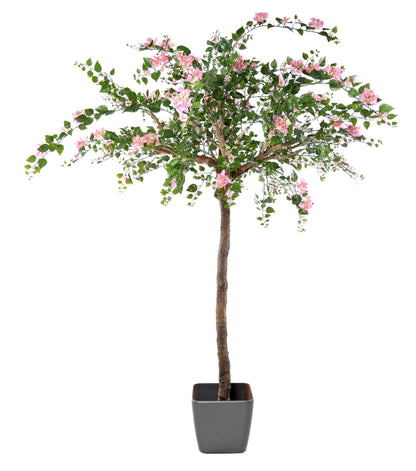 Arbre artificiel fleuri Bougainvillier Tree - plante d'intérieur - H.280cm rose