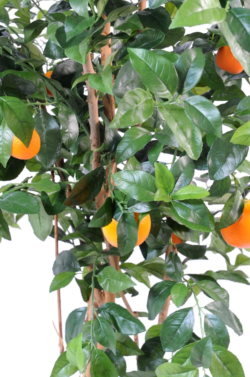 Arbre artificiel fruitier Oranger new - intérieur - H.180cm vert orange