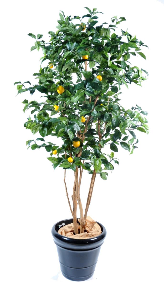 Arbre fruitier artificiel Citronnier et fruits - plante intérieur - H.150cm