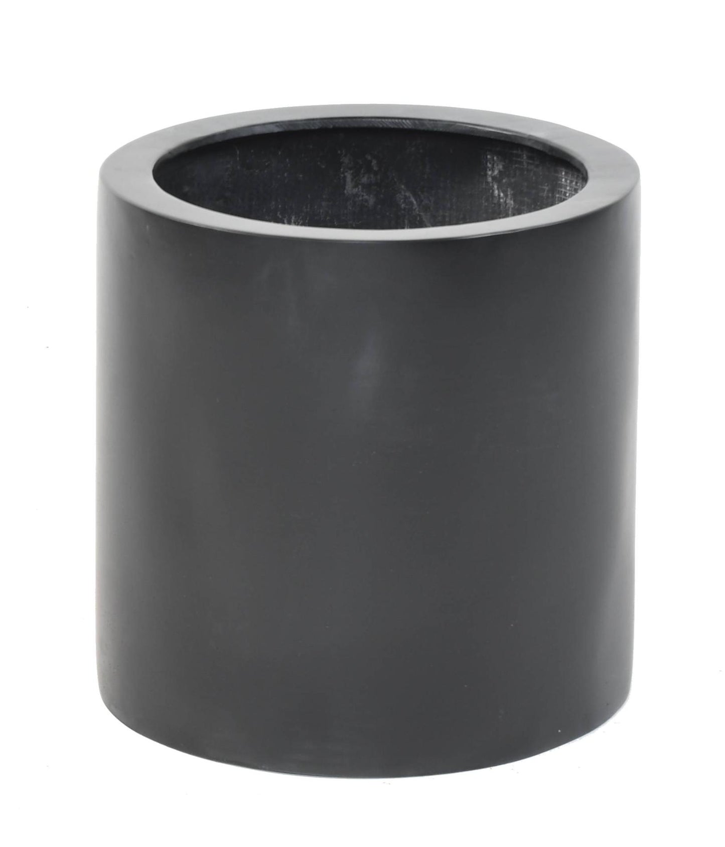 Bac pour fleur pot cylindre - intérieur extérieur - H.60xØ.60cm noir Fiberstone