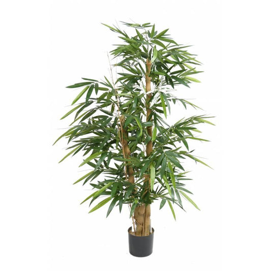 Bambou artificiel Bouddha - plante synthétique d'intérieur - H.145cm vert