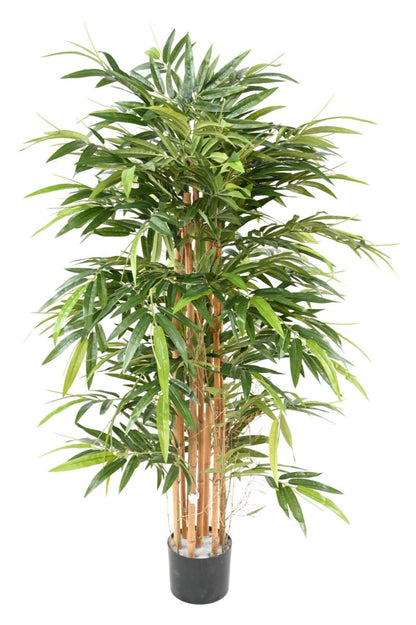 Bambou artificiel Gamme Eco Buisson - plante d'intérieur - H.155cm vert