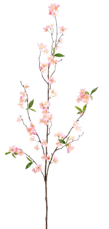 Fleur artificielle branche de cerisier rose clair 76 fleurs H.115cm