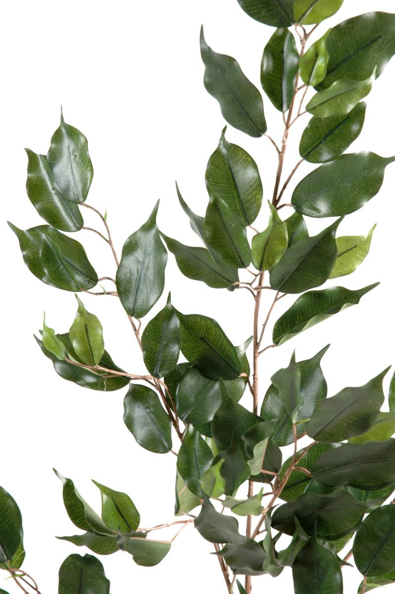 Feuillage artificiel Ficus exotica - composition florale - H.108cm vert