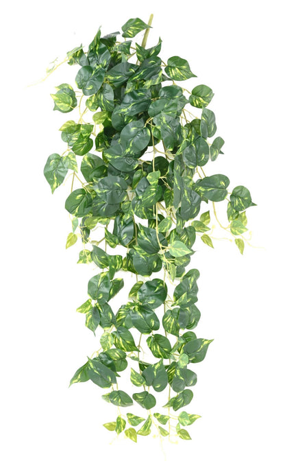 Feuillage artificiel chute de Pothos ML en piquet - matière 100% recyclable - H.120cm panaché