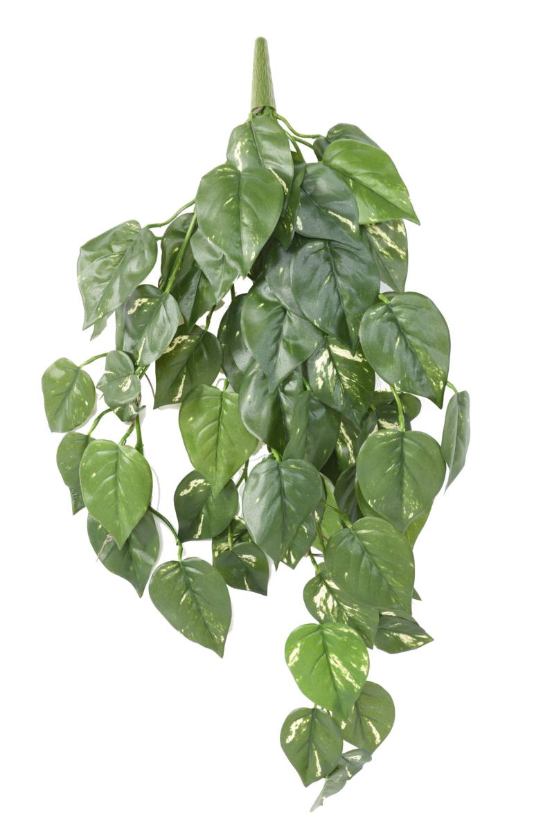 Feuillage artificiel chute de Pothos en piquet - Tergal UV extérieur - H.75cm vert