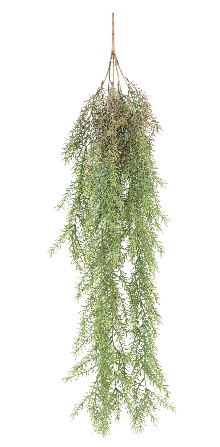 Feuillage artificiel chute de Rhipsalis - intérieur extérieur - H.101cm vert gris