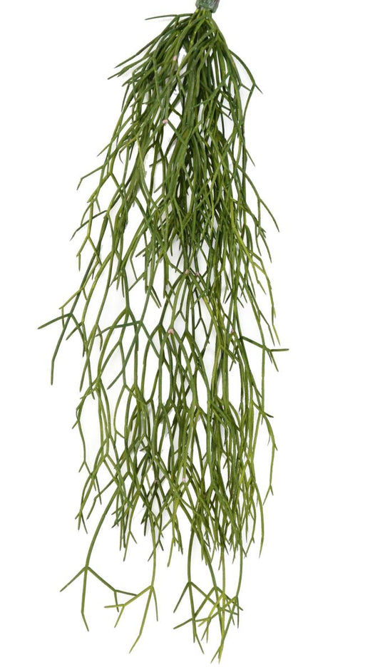 Feuillage artificiel chute de Rhipsalis - intérieur extérieur - H.50cm vert