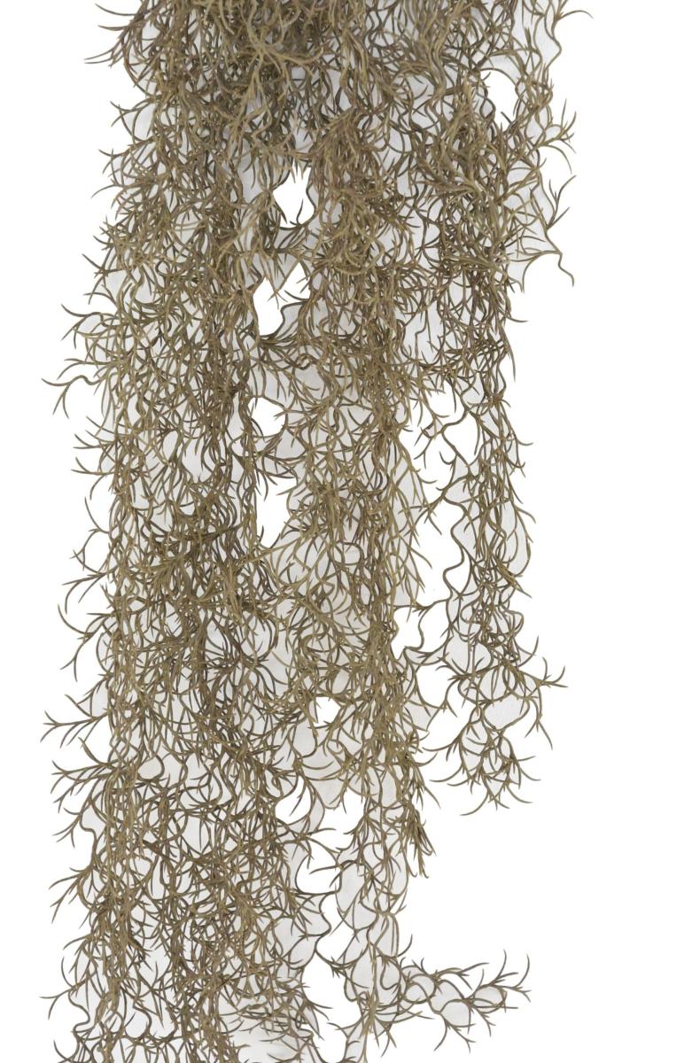 Feuillage artificiel chute de Tillandsia - mousse espagnole - H.95cm marron