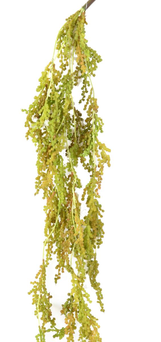 Feuillage artificiel chute de renouée - plante d'intérieur - H.75cm vert jaune