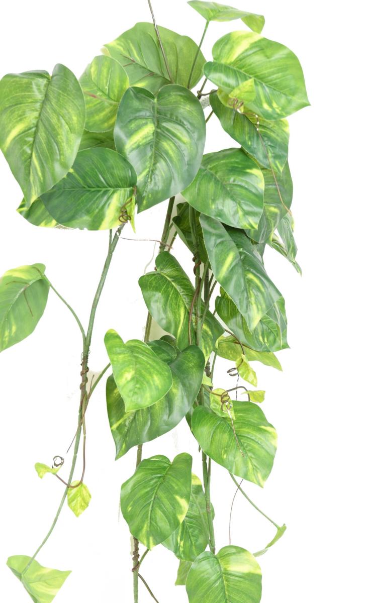 Feuillage artificiel chute large de Philo - plante d'intérieur - H.130cm panaché