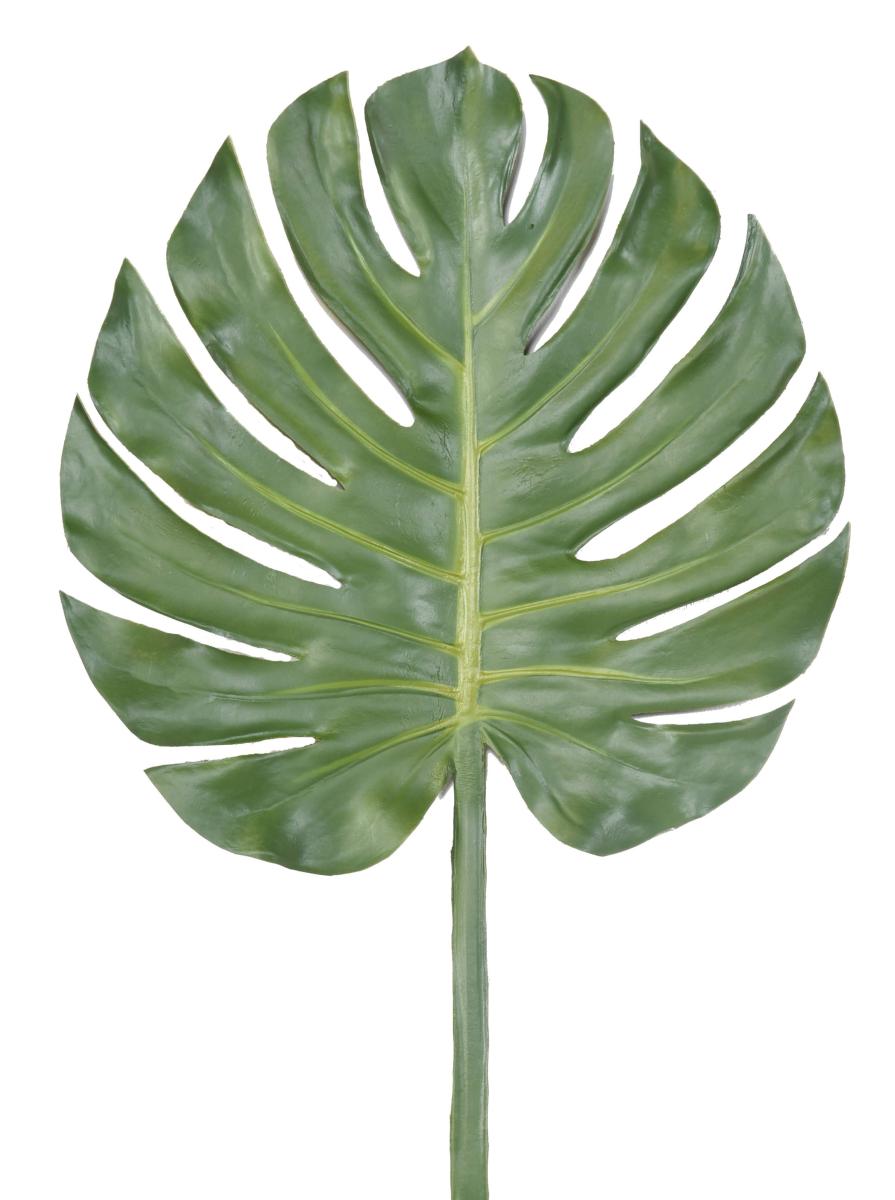 Feuille artificielle de Philo Monstera - décoration d'intérieur - H.100cm vert