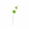 Fleur artificielle Boule de neige 2 fleurs 1 bouton - composition bouquet - H.61cm blanc