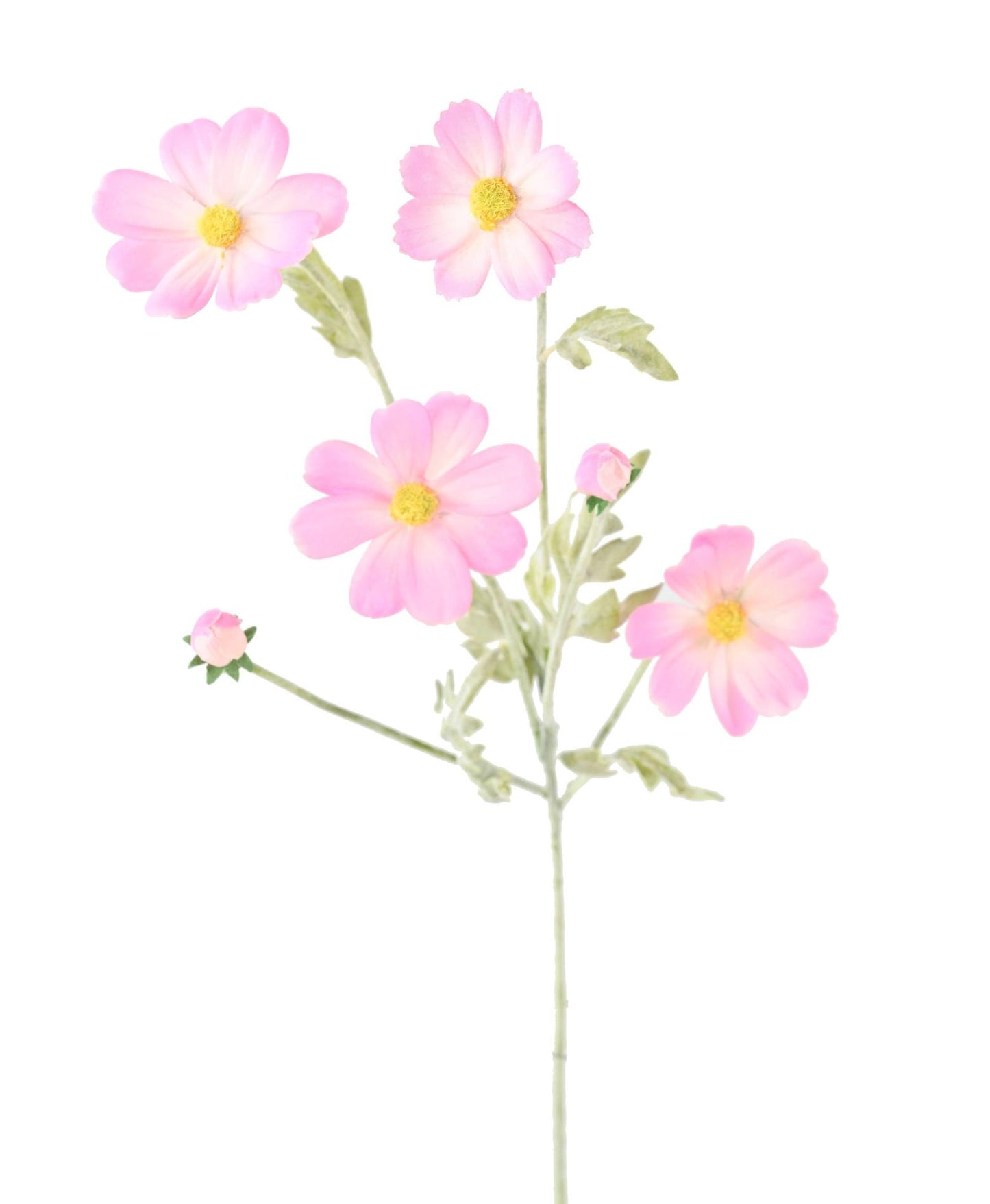 Fleur artificielle Cosmos - composition création florale - H.62cm rose