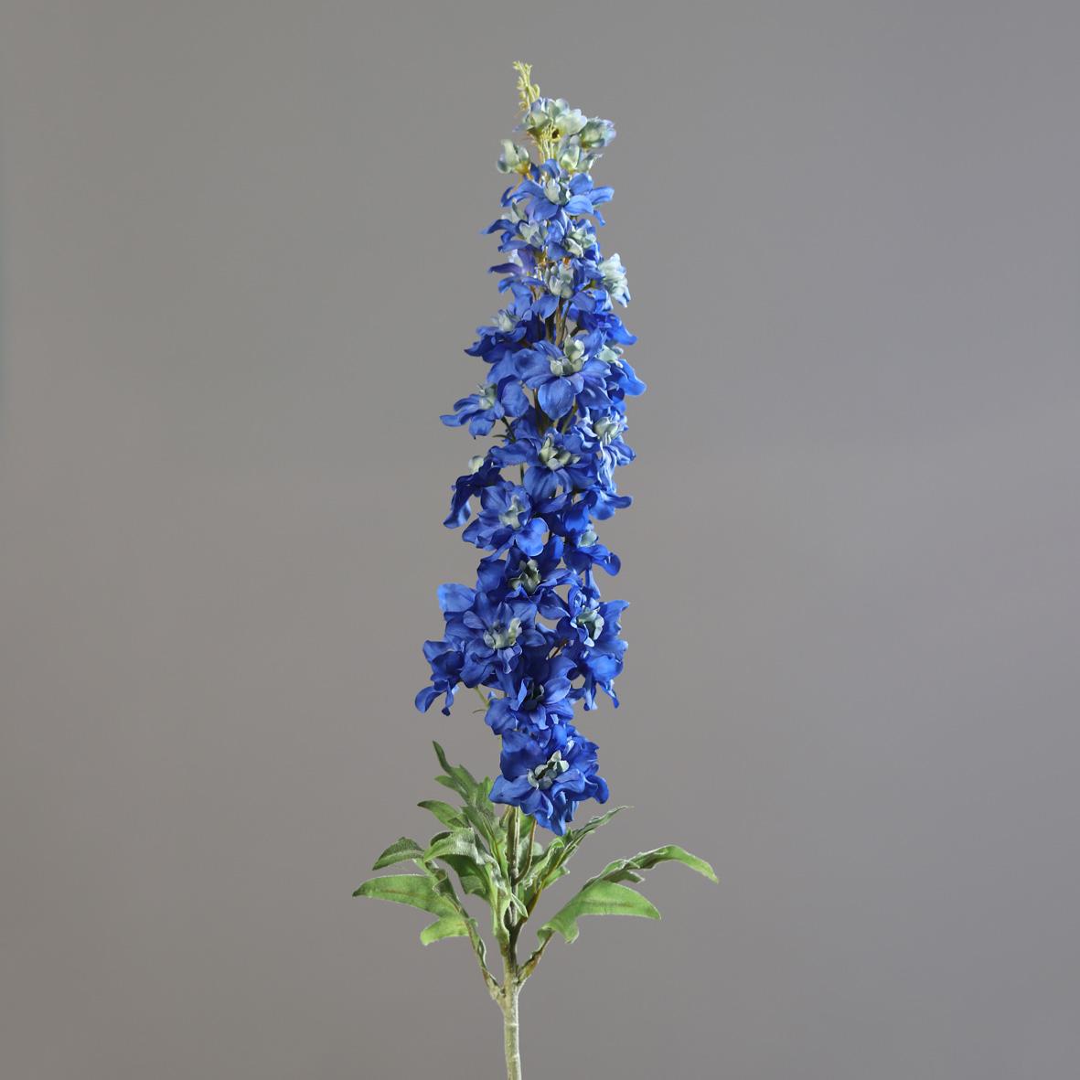 Fleur artificielle Delphinium - création de bouquet - H.107cm bleu