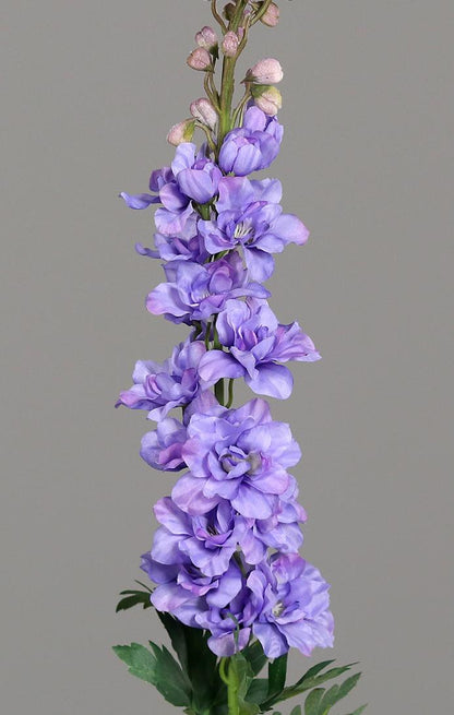 Fleur artificielle Delphinium - création de bouquet - H.78cm violet