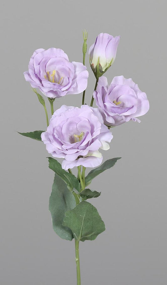 Fleur artificielle Lisianthus Eustoma - création de bouquet - H.50cm parme