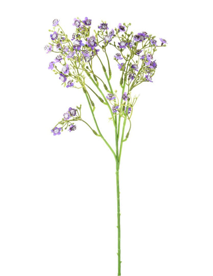 Fleur artificielle Myosotis - composition bouquet - H.50cm violet