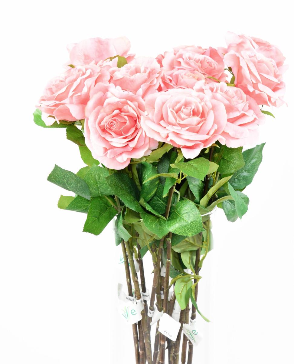 Fleur artificielle coupée rose - décoration d'intérieur - H.66cm rose