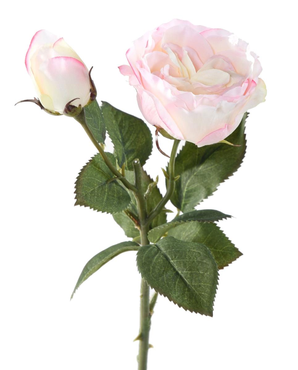 Fleur artificielle rose fresh touch - décoration intérieure - H.43cm rose