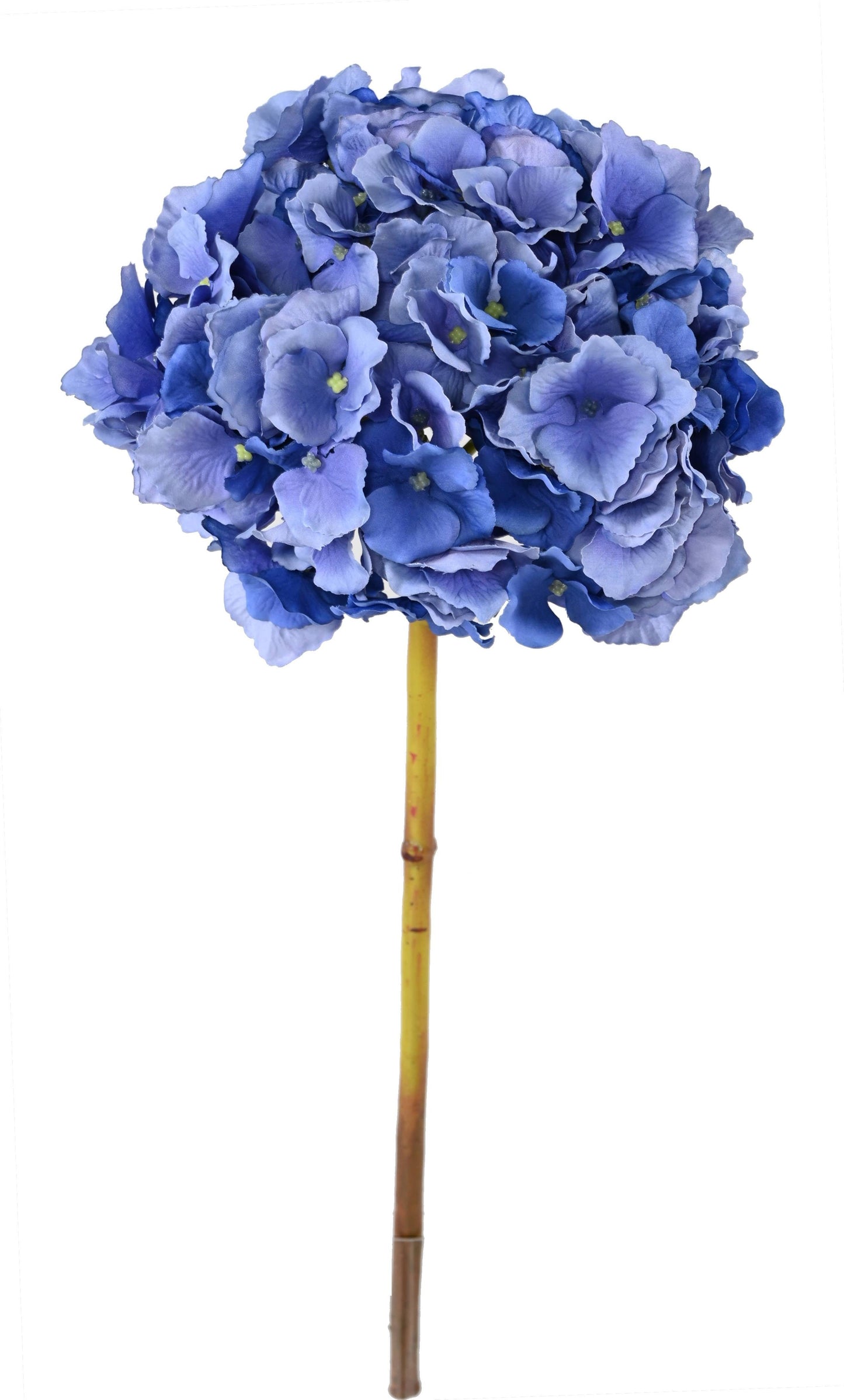 Fleur artificielle Hortensia - création bouquet composition - H.45cm bleu