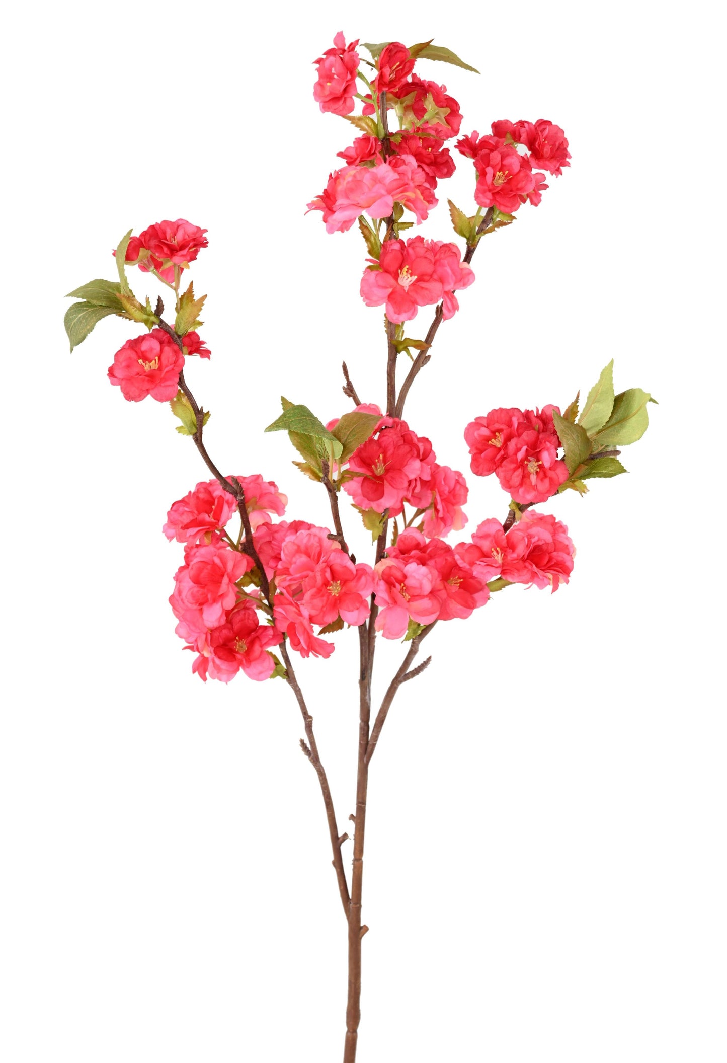 Fleur artificielle branche de cerisier - 57 fleurs - H.92cm fuchsia