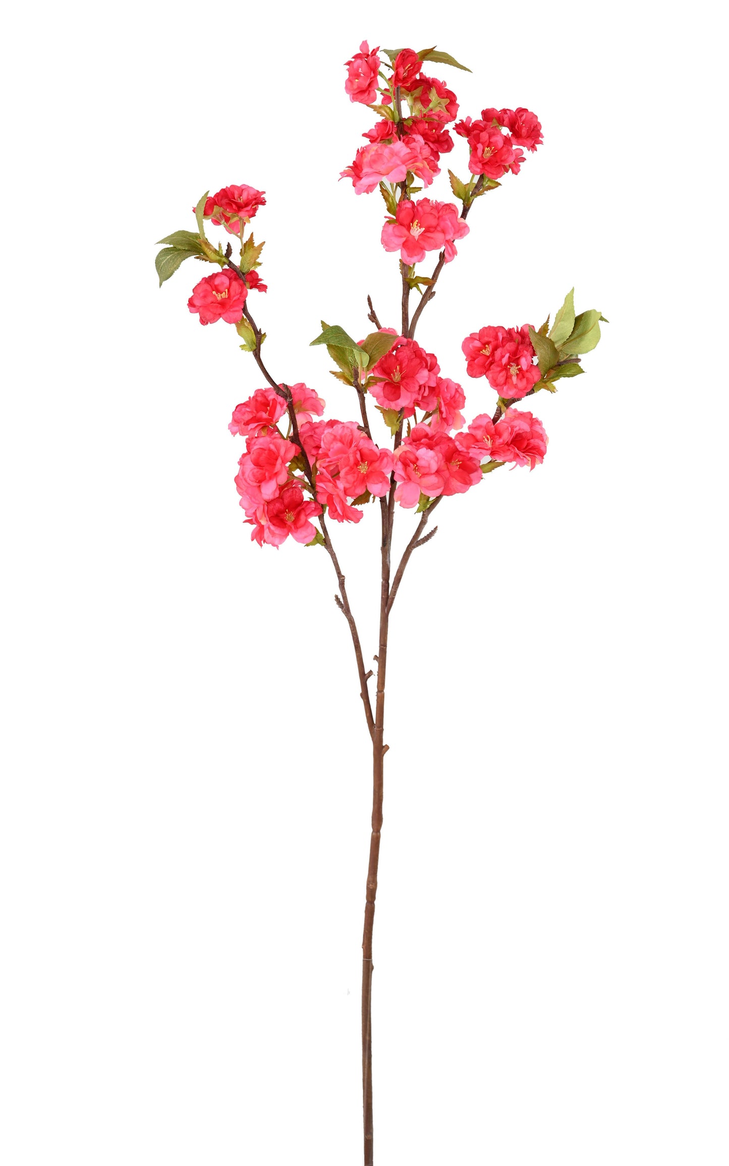 Fleur artificielle branche de cerisier - 57 fleurs - H.92cm fuchsia