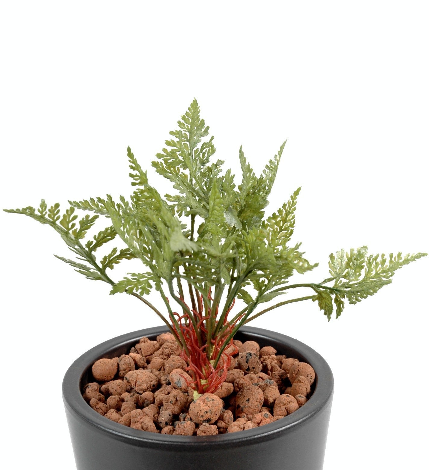 Fougère mini artificielle en piquet - plante intérieur extérieur - H.12cm vert