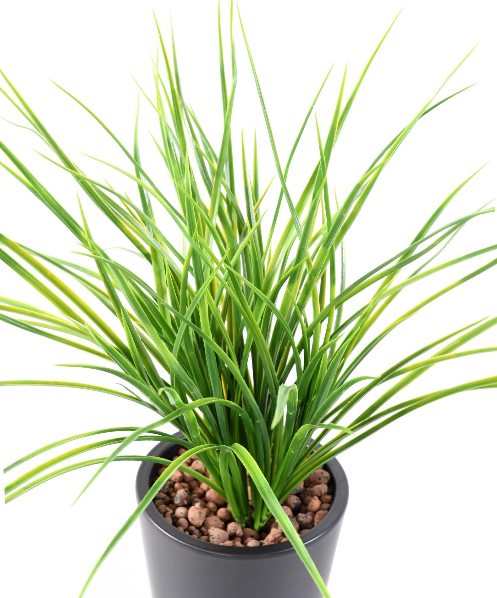 Herbe artificielle Juncus UV résistant en piquet - intérieur extérieur - H.50cm