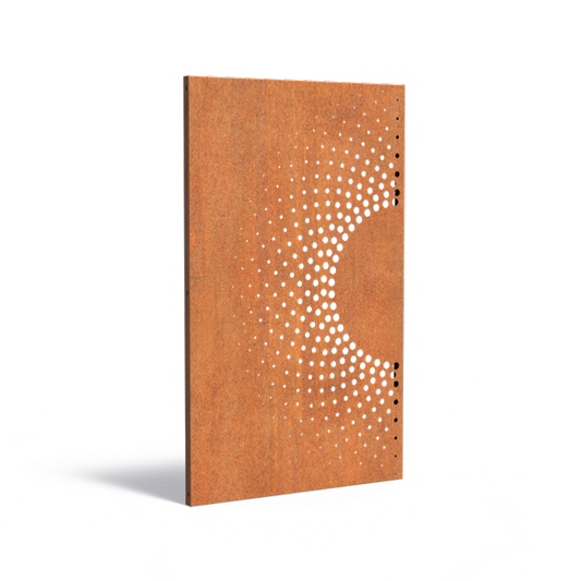 Panneau Acier Corten décors Abstrait 2.2 - jardin terrasse - H.180x110cm rouille