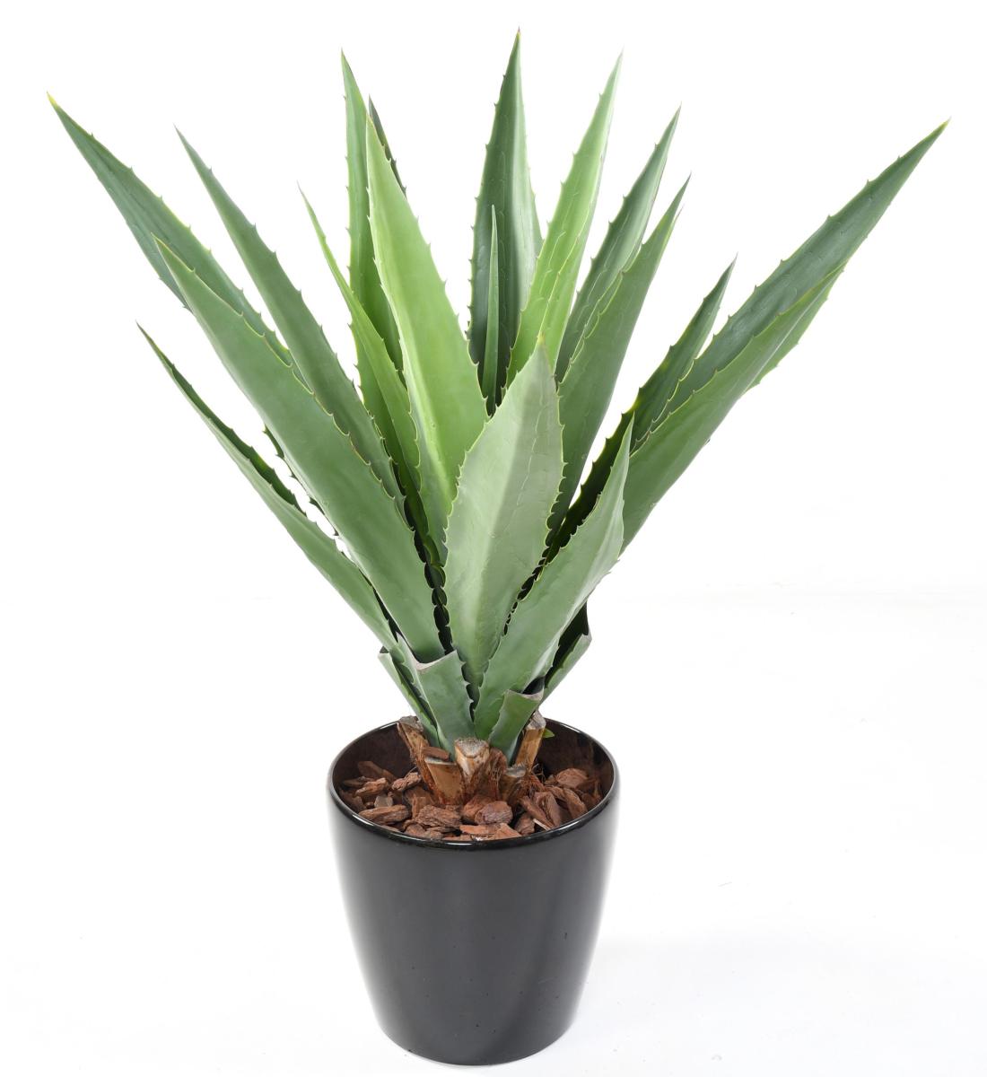 Plante artificielle Agave Furcraea - intérieur extérieur - H.110cm vert