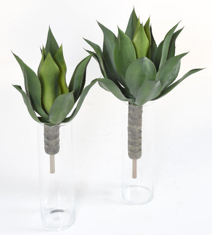 Plante artificielle Agave tige de plantation - cactus pour intérieur - H.75cm