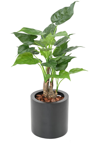 Plante artificielle Alocasia Cucullata - plante tropicale d'intérieur - H.80cm