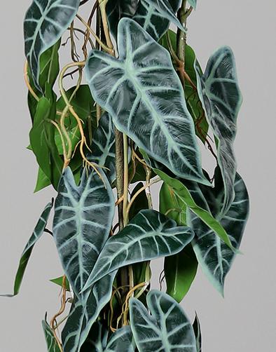 Plante artificielle Alocasia en pot - plante verte d'intérieur - H.80cm