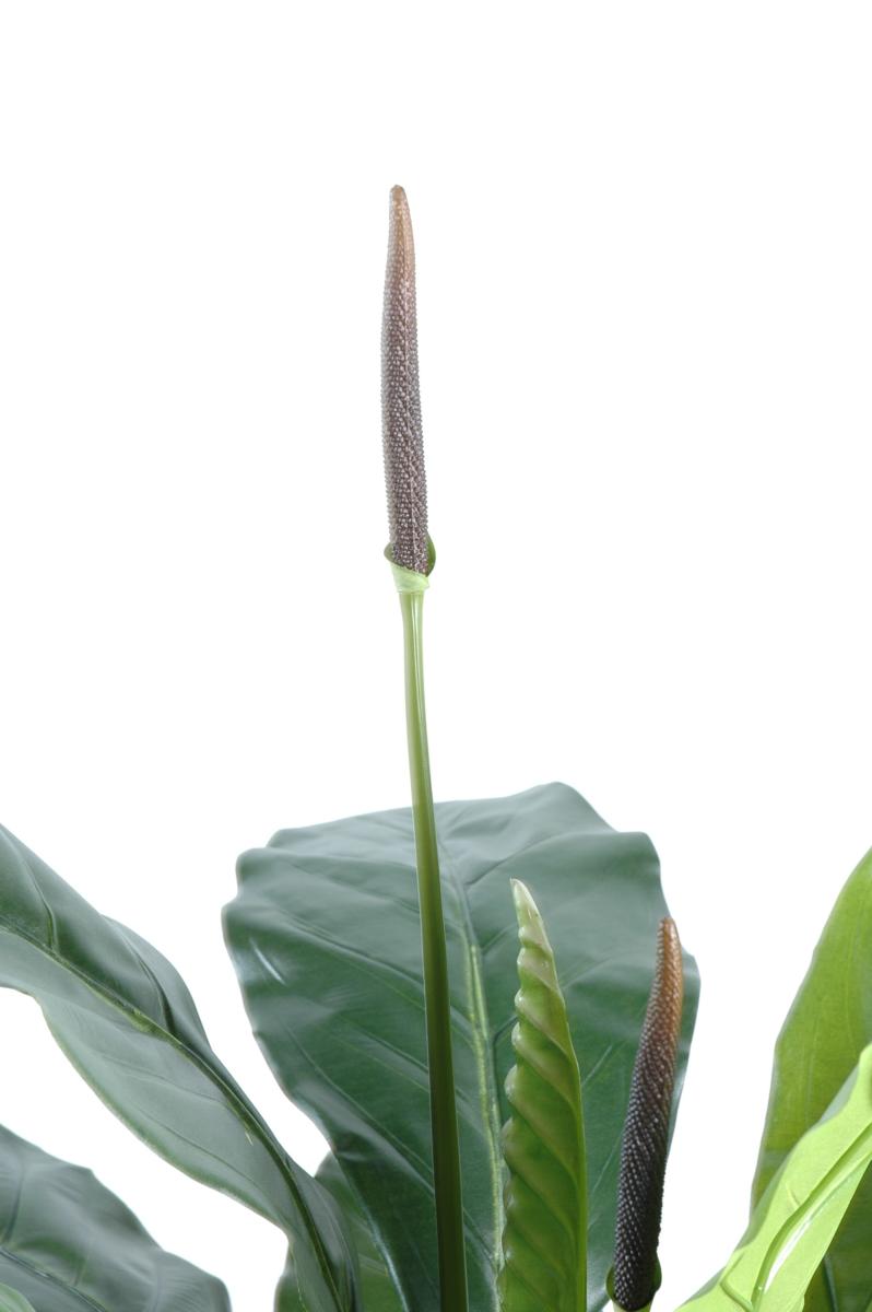 Plante artificielle Anthurium jungle king - décoration d'intérieur - H.80cm vert