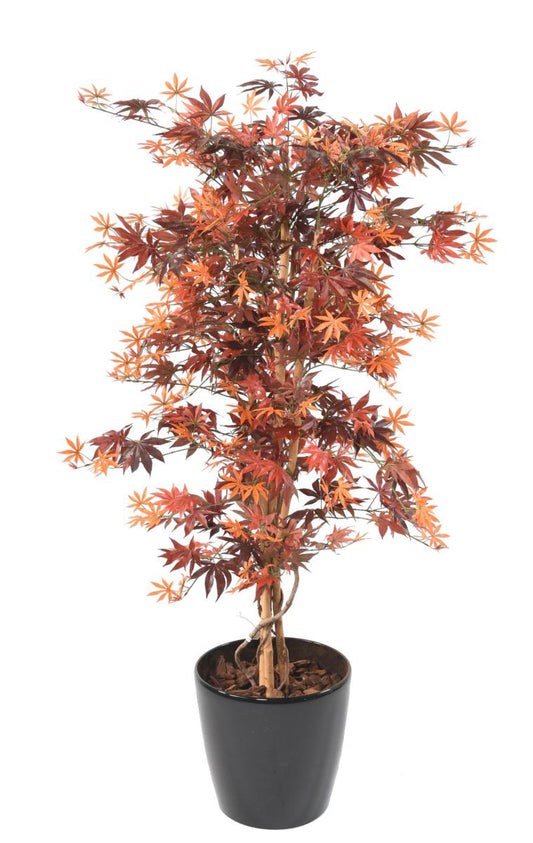 Plante artificielle Aralia automne - érable synthétique pour intérieur - H.150cm