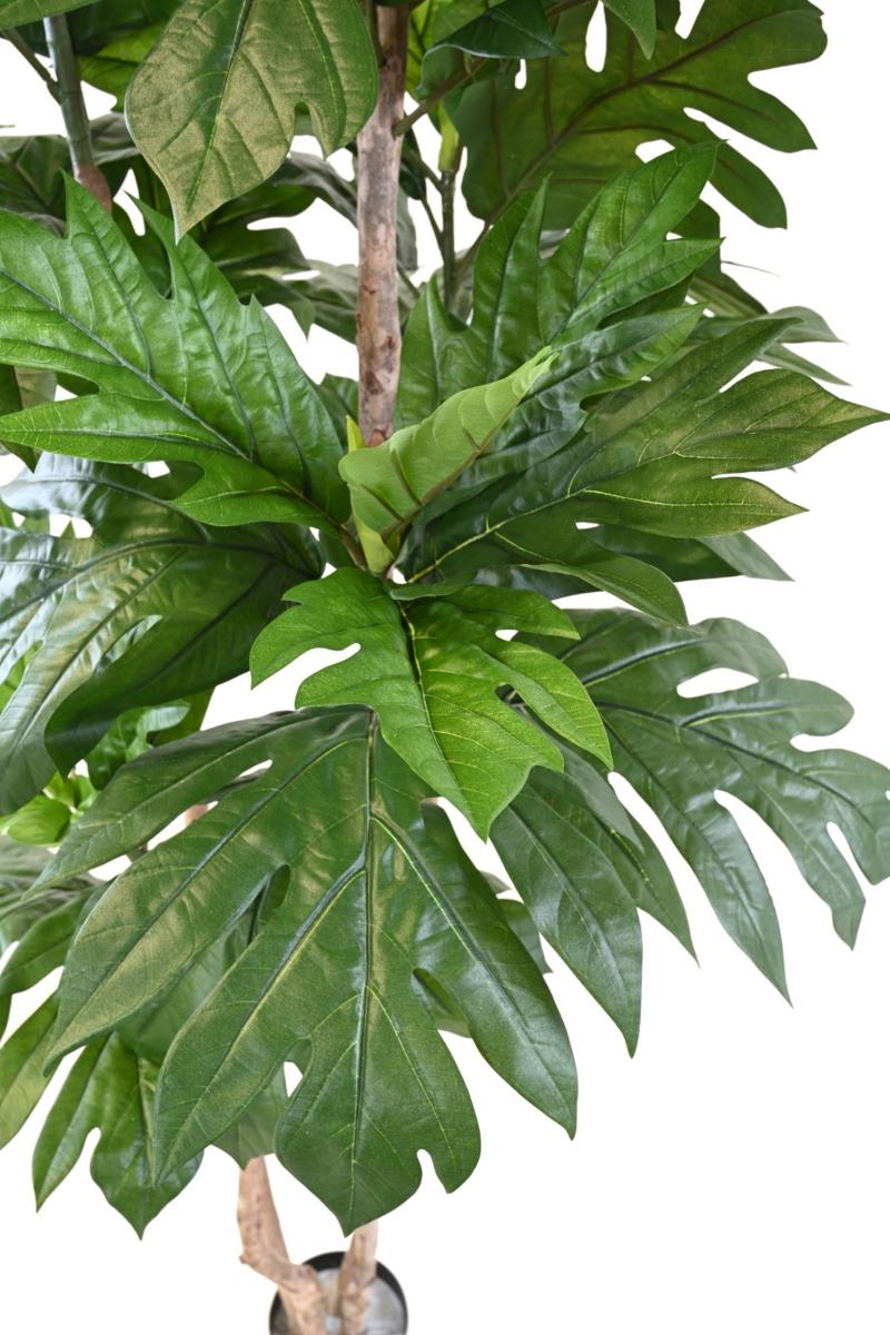 Plante artificielle Artocarpus Altilis - arbre à pain pour intérieur - H.200cm vert