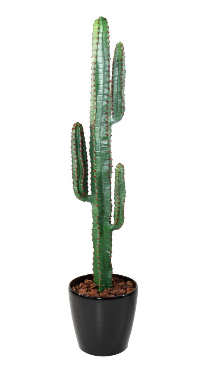 Plante artificielle Cactus 3 branches - Plante synthétique intérieur - H.150cm vert