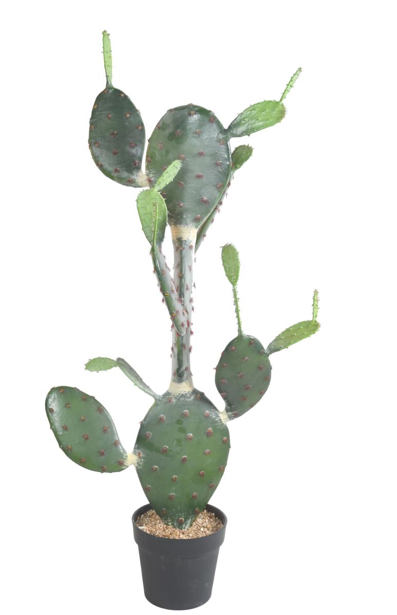 Plante artificielle Cactus Opuntia - Plante pour intérieur - H. 120cm vert