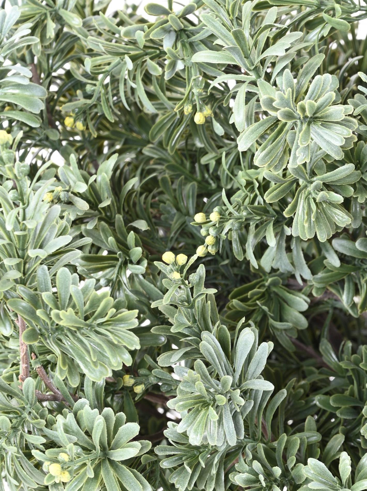 Arbuste artificiel Crossostephium UV résistant - plante d'extérieur - H.100cm